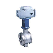 Electric Wafer Type V-Port Ball Valve (GVQ970F)